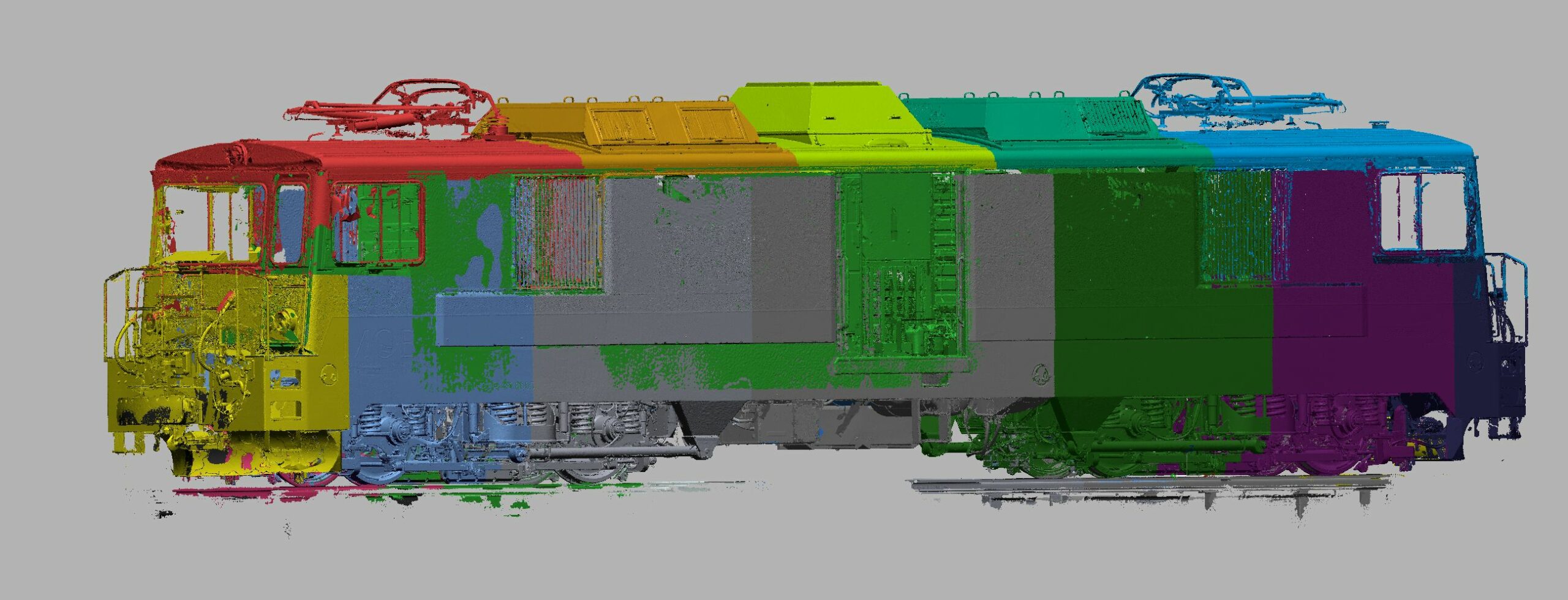 3D-Scans von Hand- und terrestrischem Scanner